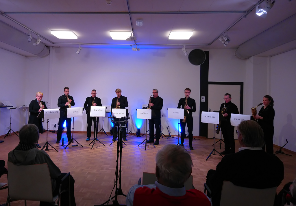 Quasar och Stockholms saxofonkvartett i Hörsalen KRLSG2 Västerås